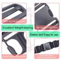 4 Sets Buckles for Straps, Release Buckle Plastic Clip Dual Adjustable, for Luggage Nylon Strap Webbing Outdoor Backpack. 