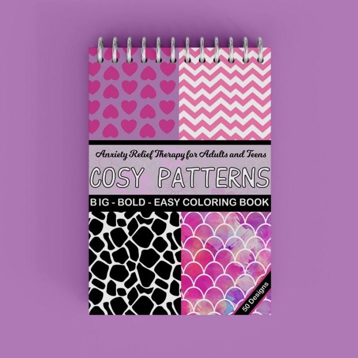 Coloring Books for Kids and Adults- Patterns (A4 Size-50 Pages) Premium Paper