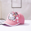 New Children's Hat Marvel Anime Duck Tongue Hat Spider Man KT Cat Baseball Hat Outdoor Cartoon Sunshade Hat. 