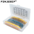 600PCS/LOT 1/4W Metal Film Resistor Kit 1% Resistor Assorted Kit Set 10 -1M Ohm hm Resistance Pack 30 Values each 20 pcs. 