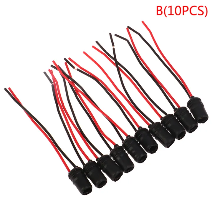 10pcs%20DC12V%20T10%20W5W%20194%20168%20Socket%20Marker%20Light%20Holder%20Connector%20Wire%20Bulb%20Harness%20Replacement%20Car%20Parts%20-%20Image%207
