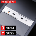 For Tesla New Model Y 2025 Launch Juniper Central Control Fast Charging TPYE-C USB HUB Model 3 Highland 2024 65W Expansion Dock. 