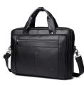 Black Color Leather Official Bag for Men's. 