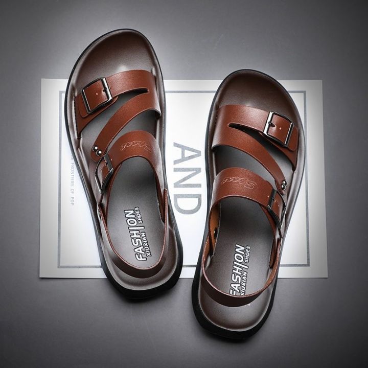Summer%20New%20Shoes%20for%20Men%20Fashion%20Genuine%20Leather%20Sandals%20%20Casual%20Slipper%20Man%20Cool%20Beach%20Shoes%20-%20Image%202