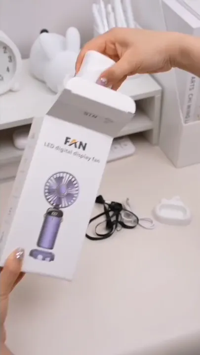 Rechargeable 5 Speed Mini Fan for Kids – Portable USB Charging Fan ...