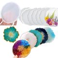 Irregular Coaster Silicone Resin Molds Coaster Epoxy Resin Casting Molds for DIY Making Wine Glass Coaster Tray Home Decor Tools.