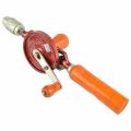 Manual Hand Drill Machine 1/4-inch Capacity with 2 Pieces HSS Drill Set for Soft Metal, Wood, Plastic, etc. 