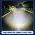 Waterproof Multicolor LED Triple bulb light,Dolphin Projector Spotlight With Flashing 6 Functions For Bike Car Jeeps White Yellow Mix Flash Bar Light - 3 Wires, Police light, Lens Fog Lights for Motorcycles and Cars, White Yellow Blue Red,. 