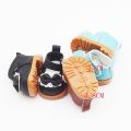 Doll Leather Shoes Labubu Bow Shoes for 17cm Labubu 10cm EXO /Cotton Doll Finger Shoes. 