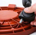 Gas cylinder stand/ cylinder trolley with wheels / Home kitchen trolley lpg gas and garden. 