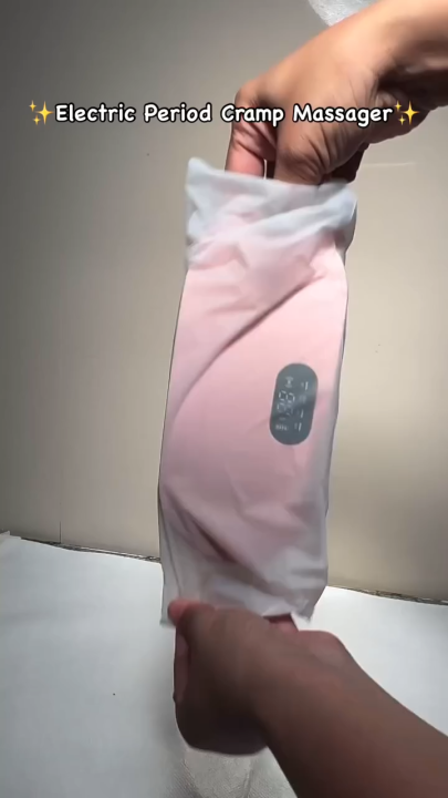 Period Pain Cramp Relief Belt -Massager machine-Portable Menstrual Heating Pad, Heated for Menstrual Cramp Relief with 3 Heat Levels & 4 Modes, Electric Belt Massage for Women and Girls -Electric Massager Machine for Women-Massager/Beauty Tools