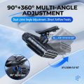 Hipacool Car Clip Fan for Sun Visor 30000mAh Rechargeable USB Fan 360° Rotate 5 Speeds Cooling Fan Ultra-thin Quiet Auto Cooler.