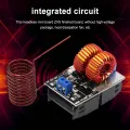 120W Mini ZVS Heating Machine DC 5-12.0V Input Voltage Induction Heater High Frequency Power Supply Module. 