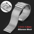 Milanese Mesh Watchband for Stainless Steel Bracelet for DW Folding Buckle Belt 18 20mm 22 24mm Universal Strap for .