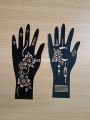 2 Mehendi Stickers for left hand ( Pair). 