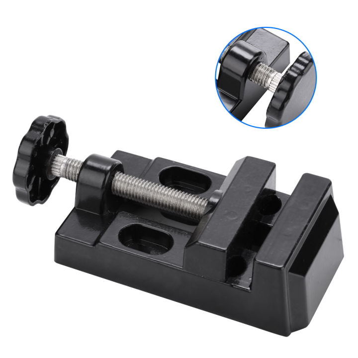 Bench Clamp Mini Flat Clamp Bench Vise Aluminum Alloy Drill Press Vice Carving Tools Machine Tools Accessories