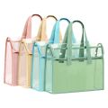 1 large capacity portable transparent waterproof handheld folder, expandable file storage bag, PVC self-adhesive file bag for of. 