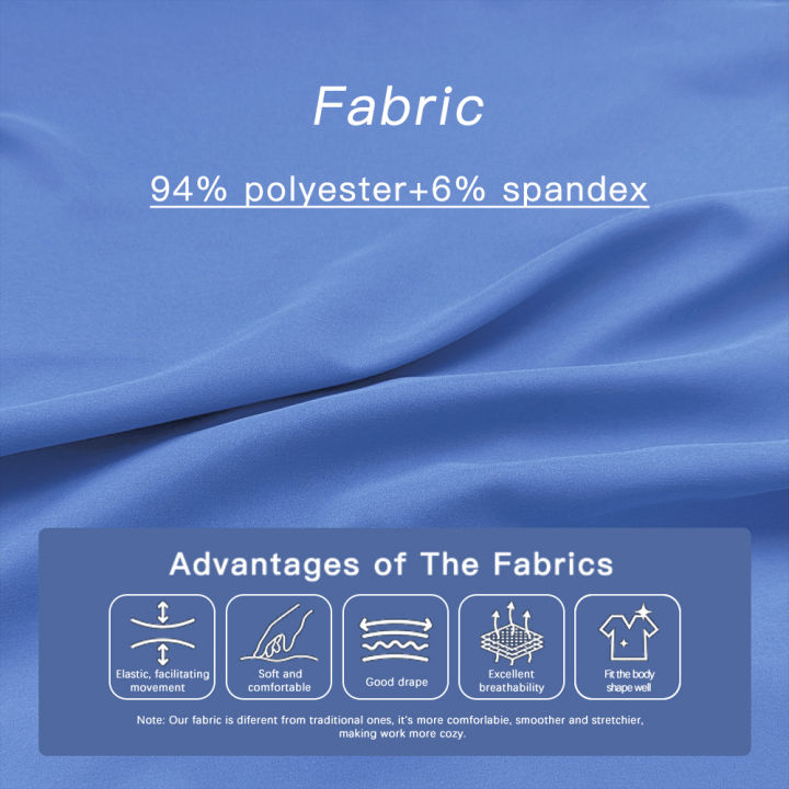 Men%20Women%20Jogger%20Suit%20Doctor%20Dentist%20Overalls%20Medical%20Nurse%20Surgical%20Uniforms%20Solid%20Color%20Pockets%20Elastic%20Quick-drying%20Top+pants%20-%20Image%203