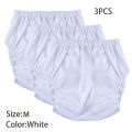 3pcs Solid Color Waterproof iaper for Adults Washable Reusable Diaper Care Pants Leak-proof Pants Waterproof Eldly Diaper Cover. 