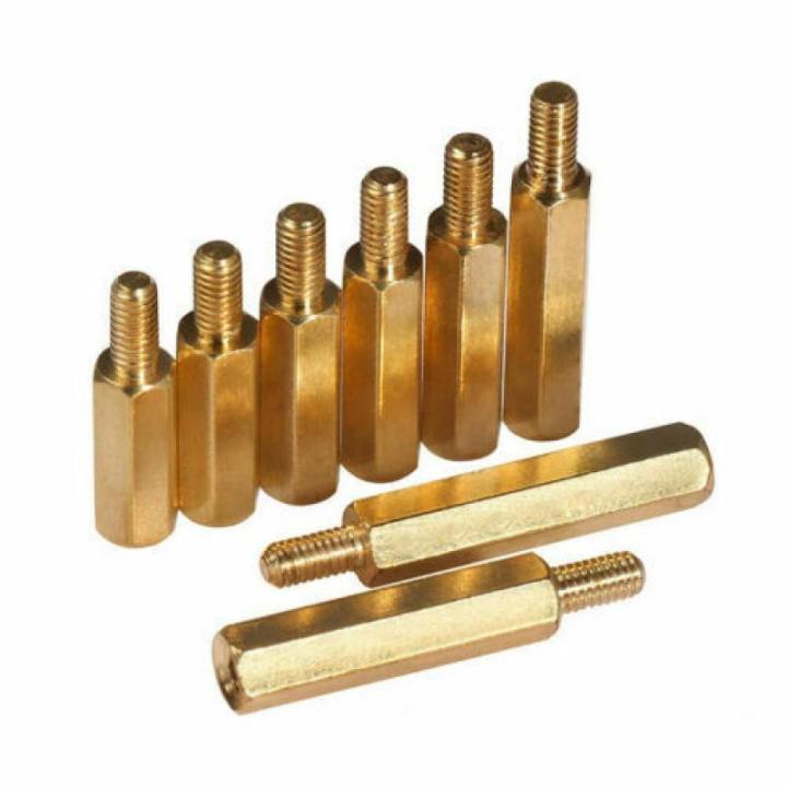 10-50pcs%20Hex%20Brass%20Standoff,%20PCB%20Motherboard%20Mount%20Spacer%20Assortment%20Kit,%20M2%20M2.5%20M3%20M4%20Male%20Female%20Threaded%20Pillar%20-%20Image%203