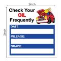 150 Pcs Oil Change Auto Maintenance Service Due Reminder Stickers Labels in Roll. 