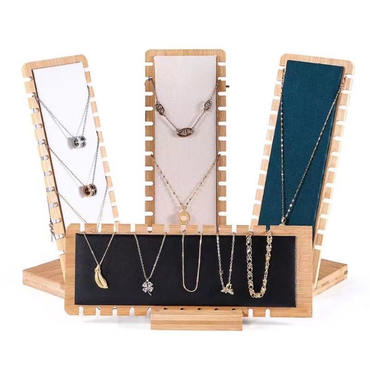 New%20DIY%20Creative%20Bamboo%20Wooden%20Necklace%20Frame%20Fashion%20Jewelry%20Display%20Frame%20Bracelet%20Support%20Jewelry%20Display%20Props%20Colors%20-%20Image%204