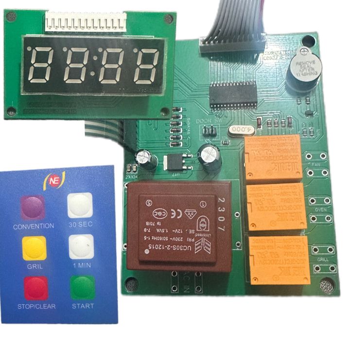Microwave Oven Controller Circuit with Transformer