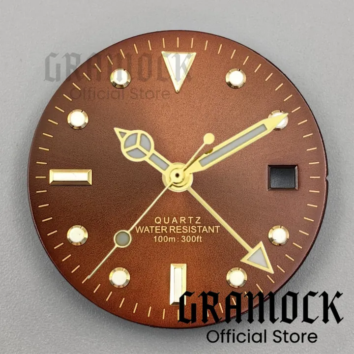 GRAMOCK%20Men's%2029mm%20GMT%20515%20Quartz%20Pink%20Green%20Black%20Blue%20Watch%20Dial%20With%20Four%20Watch%20Hands%20Luminous%20Fit%20RONDA%20515%20Quartz%20Movement%20-%20Image%205