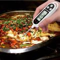 Alechaung food thermometer food temperature measuring water temperature milk barbecue cooking thermometer BBQ LCD screen heat resistant-50 to 300 degrees. 