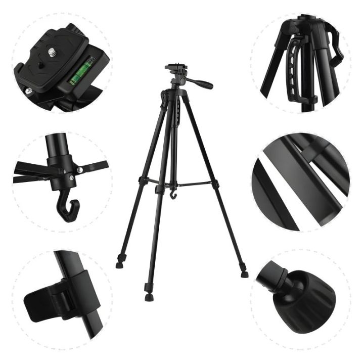 ᵏᵖ ᵈᵉᵃˡᶻ  Multi-Functional Professional Lightweight Portable Tripod Stand For Mobile Phones And Cameras kp dealz