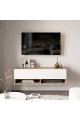 Wall Mounted Mini Tv Console,Living Room Decor, Fly TV Unit, Floating Tv Stand. 