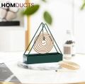 Stylish Triangle Mosquito Coil Holder Coil Stand Iron. 