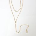 Gold Chain 70 Cm Length Jewelry Accessory. 