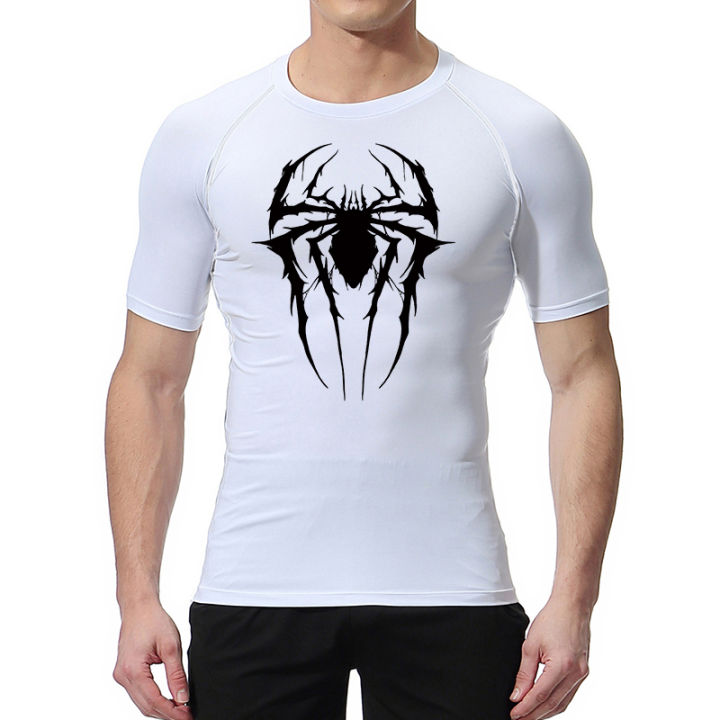 Spider%20Graphic%20Compression%20Shirts%20for%20Men%20Gym%20Workout%20Rash%20Guard%20Athletic%20Quick%20Dry%20Tshirts%20Tees%20Tops%20Undershirts%20Baselayers%20-%20Image%204