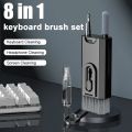 8 in 1 Cleaning Kit Computer Keyboard Cleaner Brush Earphones Cleaning Pen For Headset IPad Phone Cleaning Tools Keycap Puller.