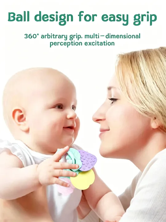 Baby%20Fruit%20Style%20Soft%20%20Rattle%20Teether%20Toy%20Kid%20Newborn%20Chews%20Food%20Grade%20Silicone%20Teethers%20Infant%20Training%20Bed%20Toy%20Chew%20Toys%20-%20Image%202