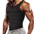 Men's Slimming Modeling Strap Belt Slimming Corset Vest Compression Shapewear Slim Three-breasted Top Fat Burning Vest. 