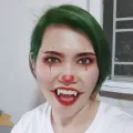 Vampire Fangs toy cosplay free glue. 