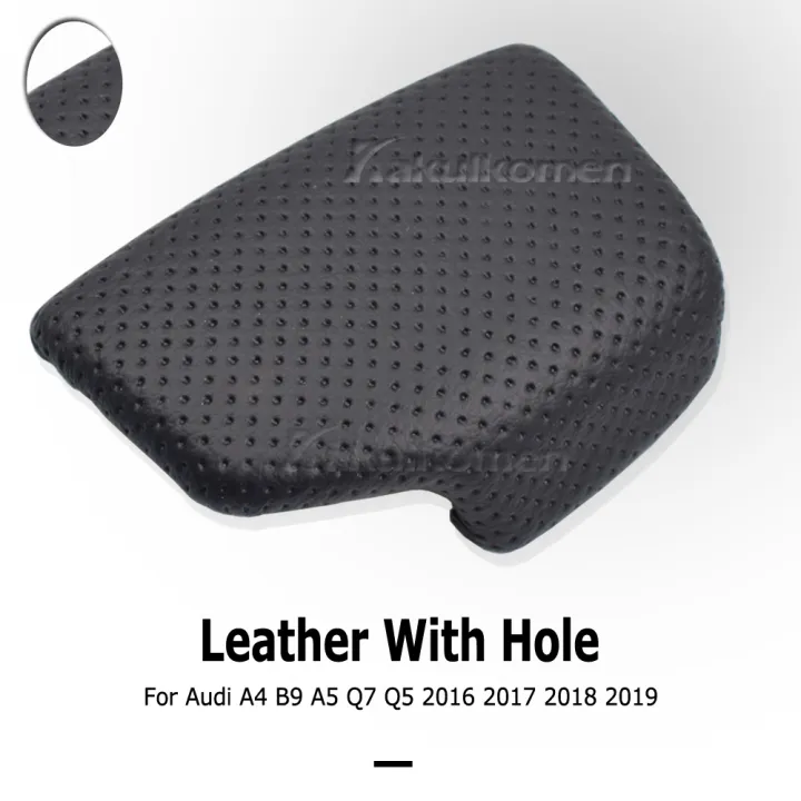 Black%20Perforated%20Leather%20Selector%20Lever%20Handle%20Gear%20Shift%20Knob%20Handball%20Cover%20for%20Audi%20A4%20B9%20A5%20Q7%204M1%20713%20139F%20Q5%202016-2019%20-%20Image%208