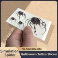 Creepy Spider Tattoo Stickers – Waterproof for Halloween Horror. 