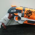 NERF Zombie Strike Hammer Shot Hammer Shot Foam Dart Blaster. 