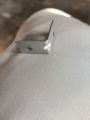 Steel L Shaped Support Angle with Screw for Wall, Size:- 1'' X 1". 