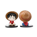 7.5cm Anime ONE PIECE Monkey D Action Figure Luffy Roronoa Zoro Cartoon PVC Model Desktop Ornaments Childrens Toys Holiday Gifts. 