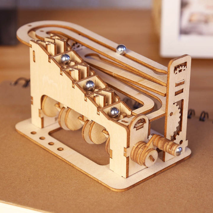 Spiral Marble Run 3D Wooden Puzzles for Adults and Teens DIY Model ...