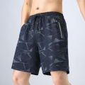 Men's Shorts, Men's Beach Shorts, Casual Shorts for Outdoor Wear, Thin Summer Style, Breathable, Fashionable Print, Clothing That Can Be Given as s during Holidays. 
