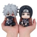 10cm Naruto Anime Figure Naruto Shippuuden Uchiha Itachi Action Figure Q Version Kakashi Figurine PVC Collection Model Doll Toys. 