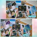 20 Sheets A4 Holographic Cold Laminating Film Clear Self-Adhesive Vinyl Sticker 8.3x11.7 Inch Waterproof 5 Styles. 