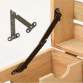 6Pcs Rustic Bronze Folding Lid Supports - Durable Hinges with Adjustable Stay Function - Cabinets. 