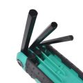 8pcs Portable Folding Socket Wrench Set Mini Inner Hexagon Socket Wrench Metric Multi-functional Household Outdoor Repair Tool. 