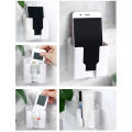 Universal White Air Conditioner Remote Control Mobile Phone Plug Holder Wall Mounted Box Storage For Air Conditioner TV. 